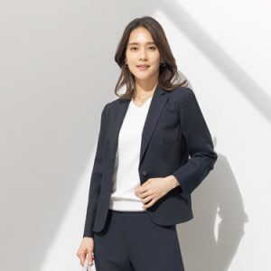 GEORET6339 Aircool Washable Tailored Jacket - Navy