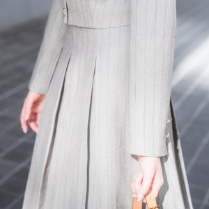 GEORET6329 Lennon Stripe Grey Skirt – MyAleshia