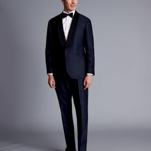 GEORET6347 Tuxedo Suit - Dark Navy
