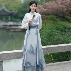 GEORET373 Chinese Dance Costumes Ancient China Hanfu